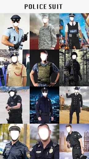 Police Photo Editor Suit Dress