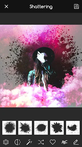 Overlay Photo Shattering App