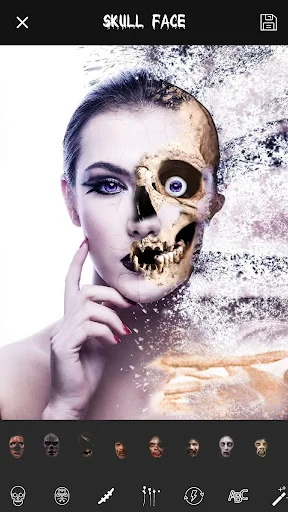 Skull Face Camera