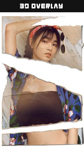 3D Overlay Photo Blender App
