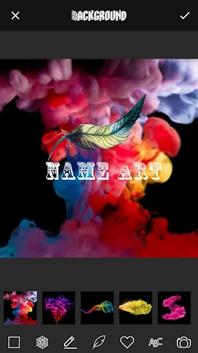3D Smoke Effect Name Art Maker