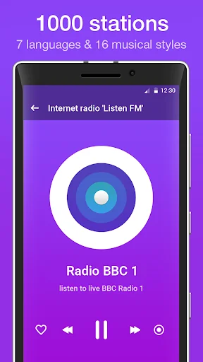 Internet radio “Listen FM” screenshot 1