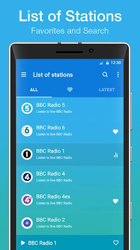 Internet radio “Listen FM” screenshot 2