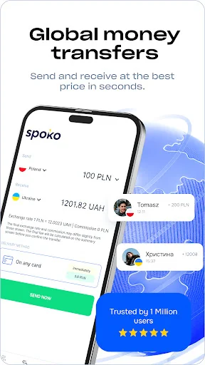 SPOKO – smart money transfers screenshot 1