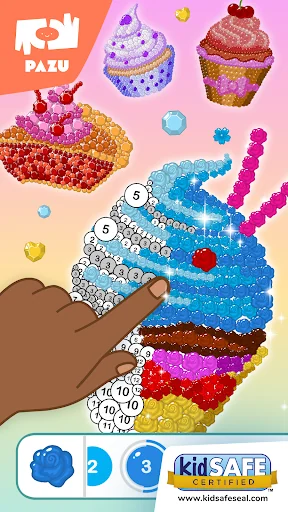Pixel coloring games for kids
