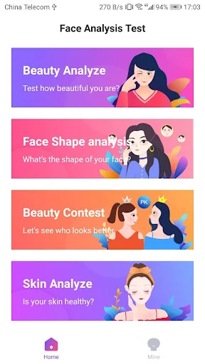 Face Analysis Test - Beauty&Sk screenshot 1