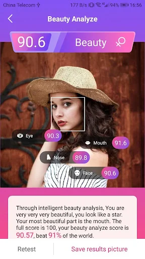 Face Analysis Test - Beauty&Sk screenshot 2