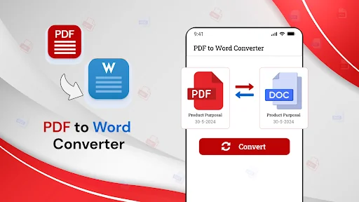 PDF to Word Converter App