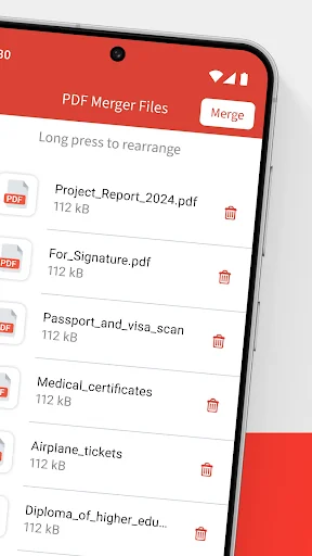 Merge Multiple PDF Files screenshot 4
