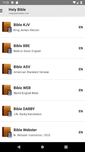 Bible: KJV, BBE, ASV, WEB, LSG