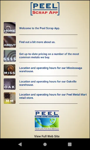 Peel Scrap Metal Recycling App