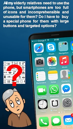 BIG, Easy Phone for seniors screenshot 1
