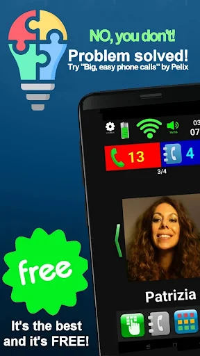 BIG, Easy Phone for seniors screenshot 2