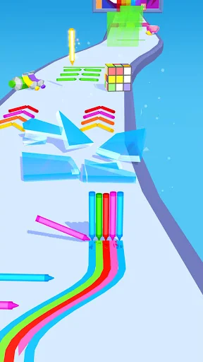 Pencil Rush 3D screenshot 1