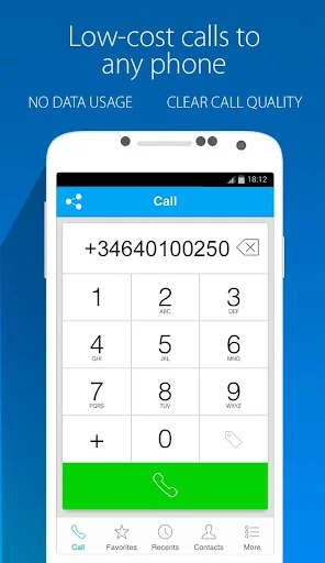 Nubefone: Low-cost calls