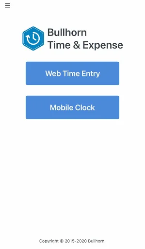Bullhorn Time & Expense Mobile screenshot 2