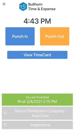 Bullhorn Time & Expense Mobile screenshot 4