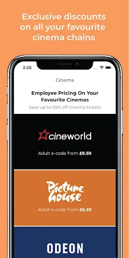 Cinema - Perks at Work screenshot 1