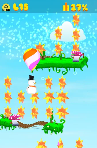 Sliding Frozen Snowman