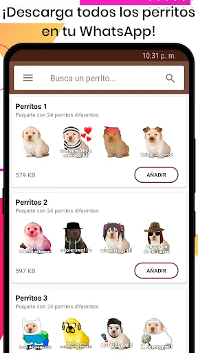 Stickers del Perrito Triste screenshot 2