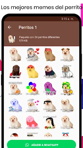 Stickers del Perrito Triste screenshot 4