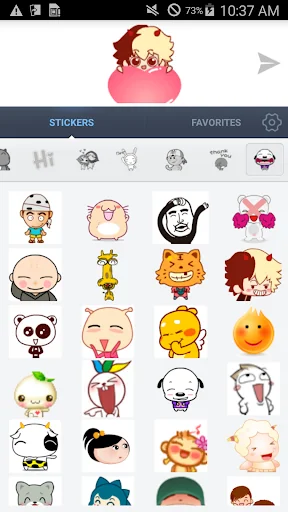 Love Stickers for messenger screenshot 1