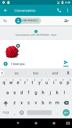 Romantic love stickers screenshot 2