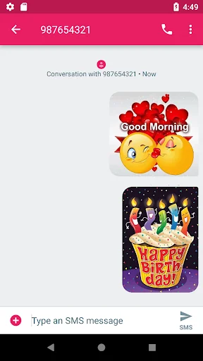 Romantic love stickers screenshot 4
