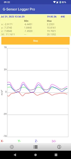 G-sensor Logger
