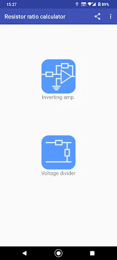 Resistor ratio calculator