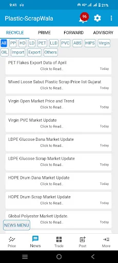 Plastic Scrap Wala Price News