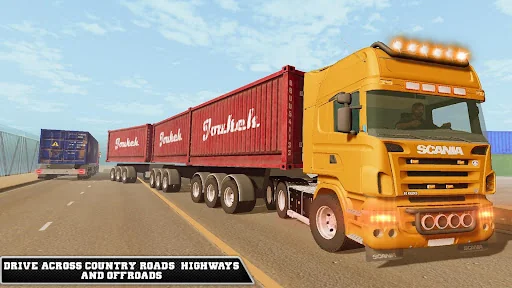 Heavy Truck Simulator Driving screenshot 2