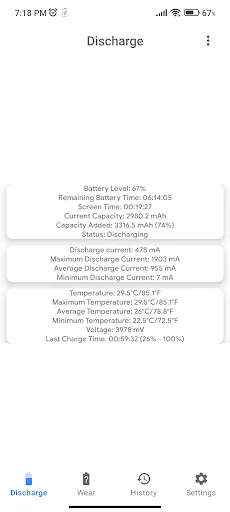 Capacity Info: Battery Health