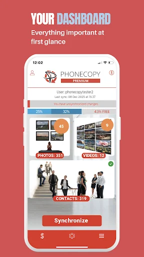 PhoneCopy: Backup and transfer