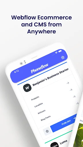 Phoneflow - Webflow on Phone