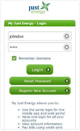 My Just Energy screenshot 1