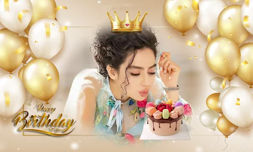Birthday Photo Frame Greetings