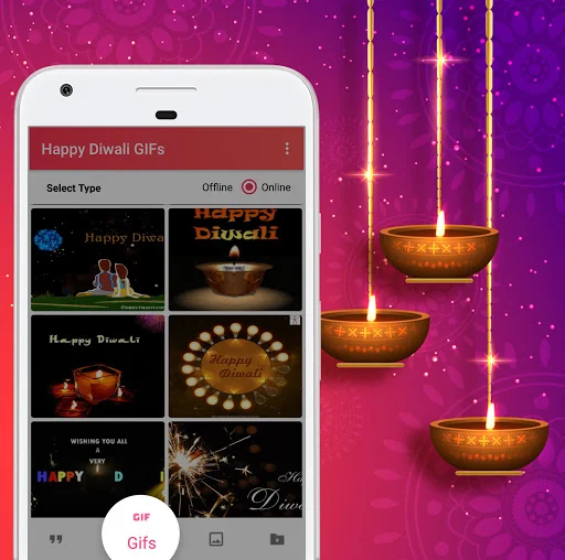 Happy Diwali Gif screenshot 1