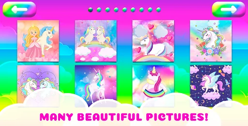 Unicorn Puzzles Game for Girls