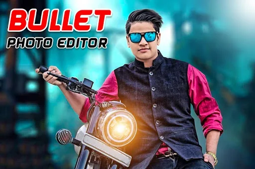 Bullet Bike photo frame