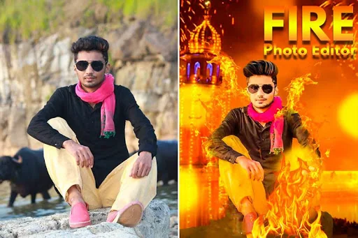 Fire Photo Editor