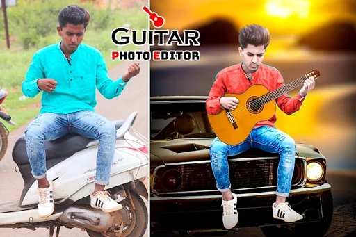 Guitar Photo Frame