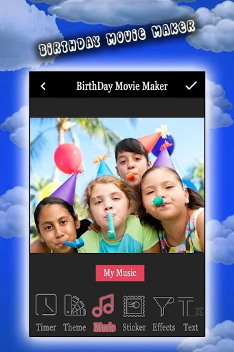 photo editor with song