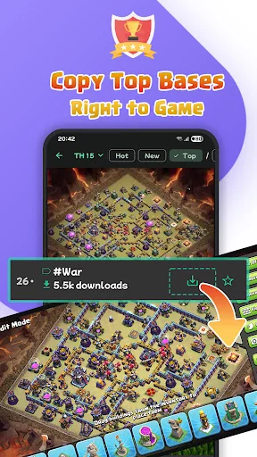 Clashtasia - Base Layout link screenshot 2