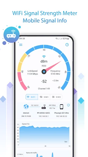 Net Signal: WiFi & 5G Meter screenshot 2