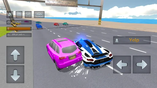 Police Car Crazy Drivers screenshot 2