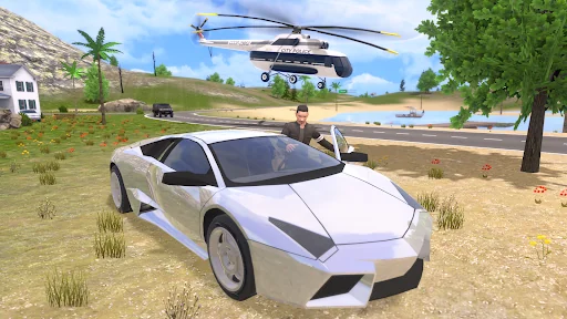 Helicopter Flying Car Driving screenshot 1