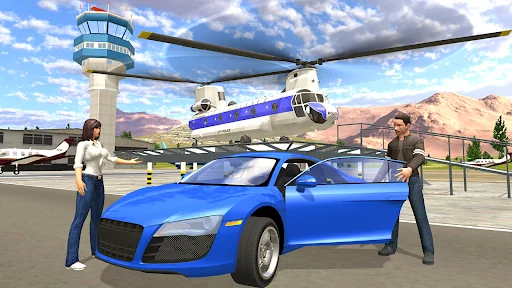 Helicopter Flying Car Driving screenshot 3