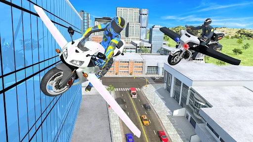 Flying Motorbike Simulator screenshot 1