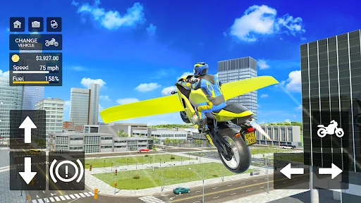 Flying Motorbike Simulator screenshot 2